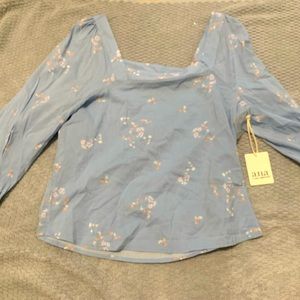 a.n.a Blue Dress-Up Shirt